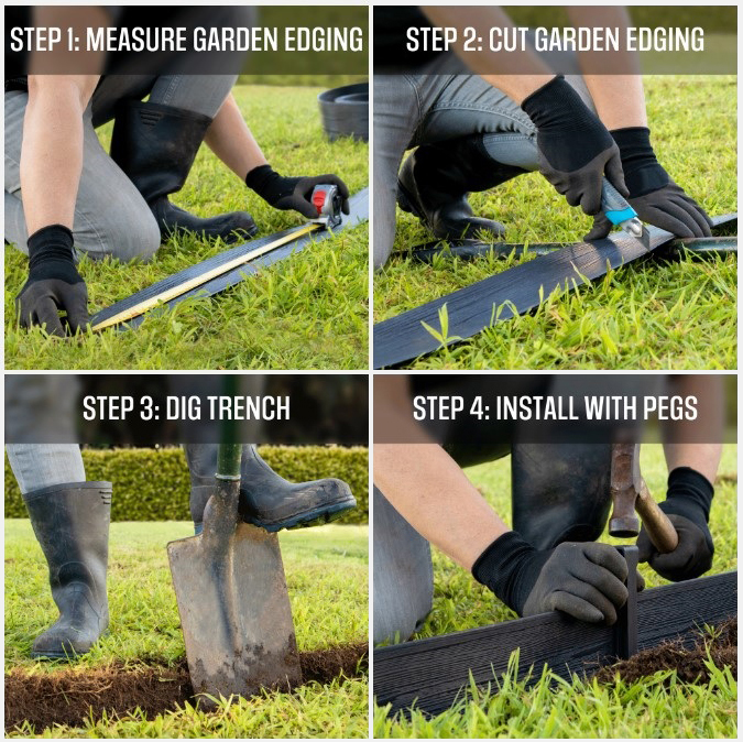 Installation - Garden Edging
